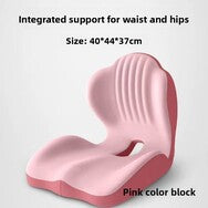 Ergonomic Memory Foam Seat Cushion with Lumbar Back Support