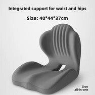 Ergonomic Memory Foam Seat Cushion with Lumbar Back Support
