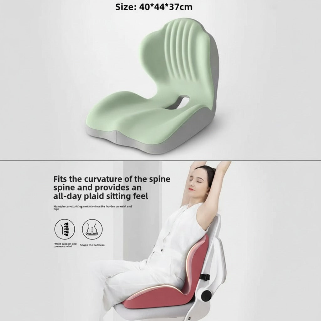 Ergonomic Memory Foam Seat Cushion with Lumbar Back Support Vendula Care 04