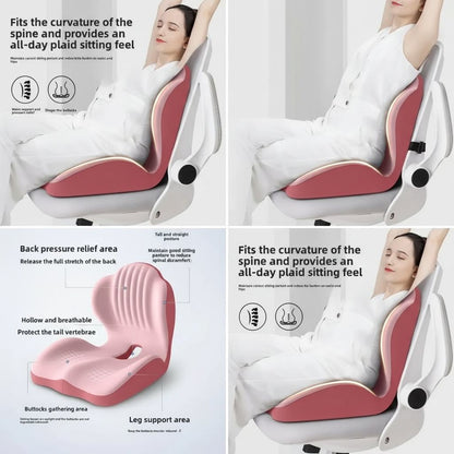 Ergonomic Memory Foam Seat Cushion with Lumbar Back Support Vendula Care 05