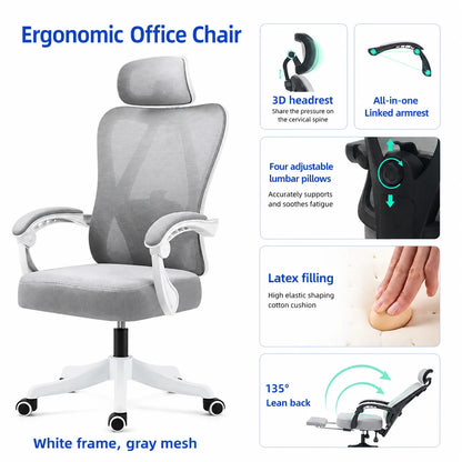 Ergonomic Mesh Office Chair for Comfortable Daily Use Vendula Care 01