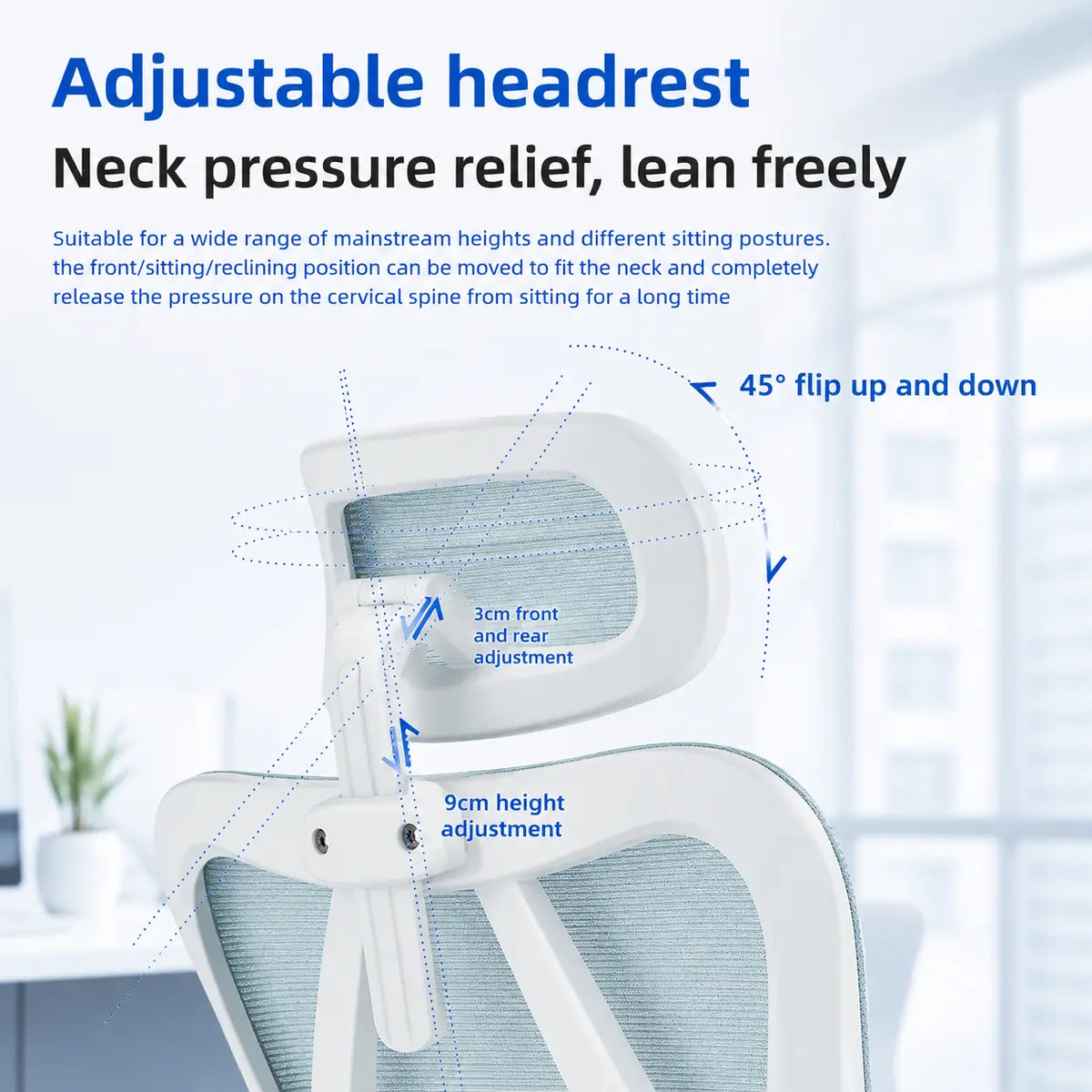 Ergonomic Mesh Office Chair for Comfortable Daily Use Vendula Care 07