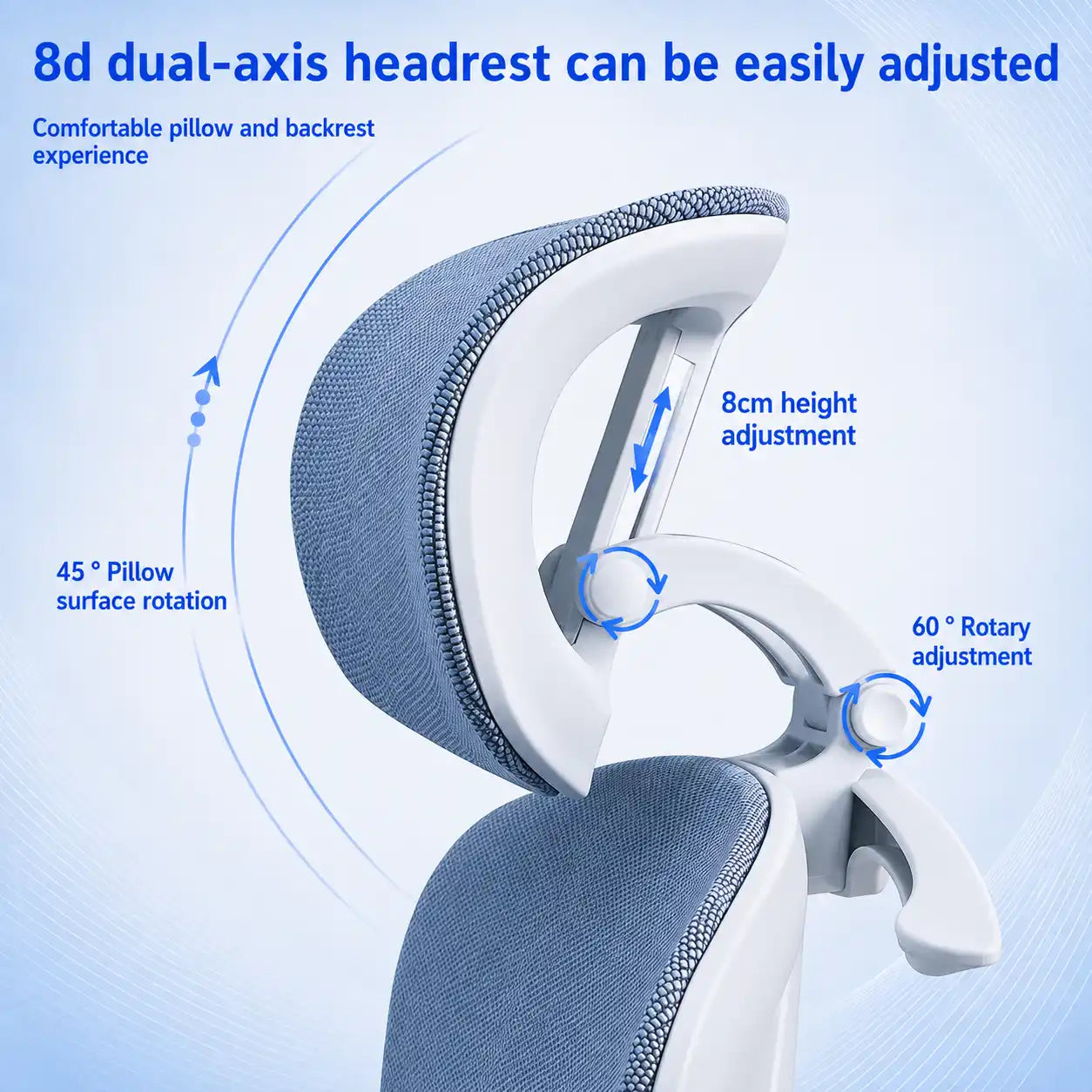 Ergonomic Mesh Office Chair with Adjustable Support Vendula Care 04