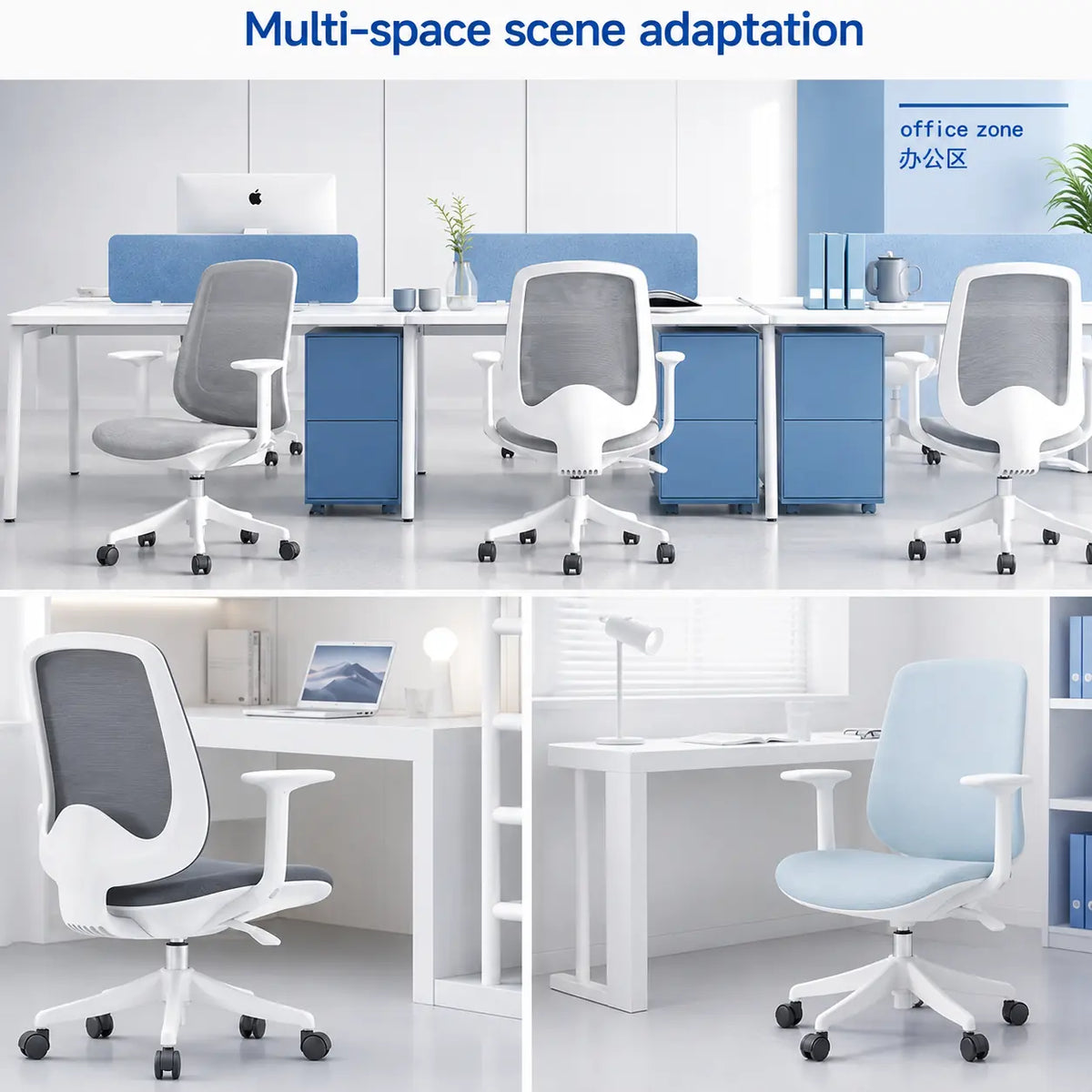 Ergonomic Mesh Office Chair with Smooth Rolling Casters Vendula Cre 07