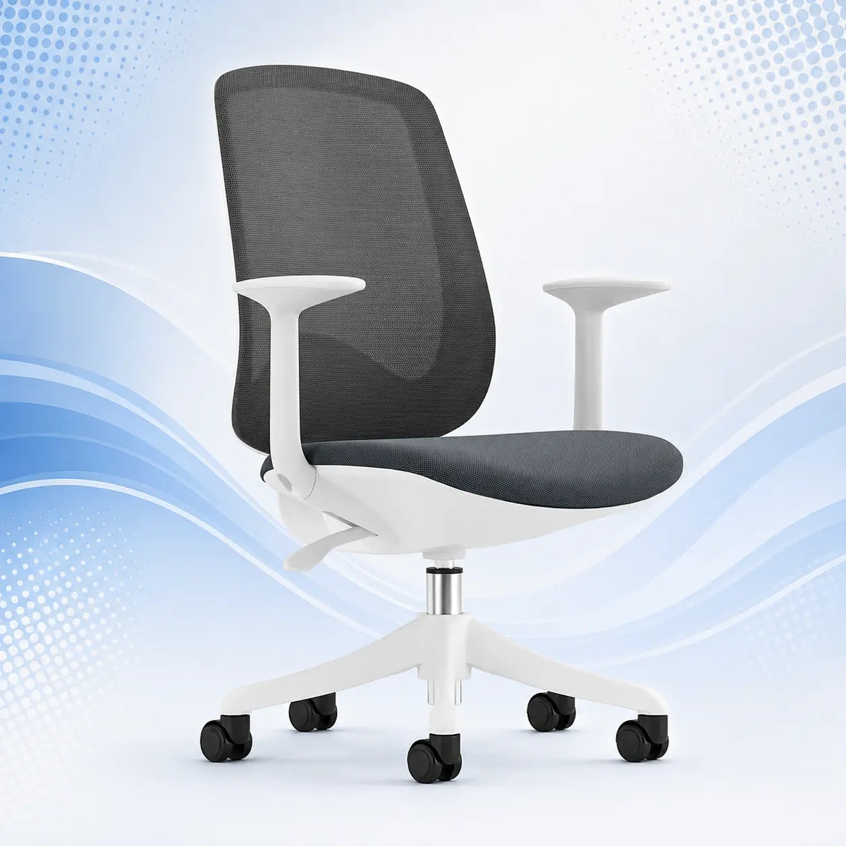 Ergonomic Mesh Office Chair with Smooth Rolling Casters Vendula Cre 10