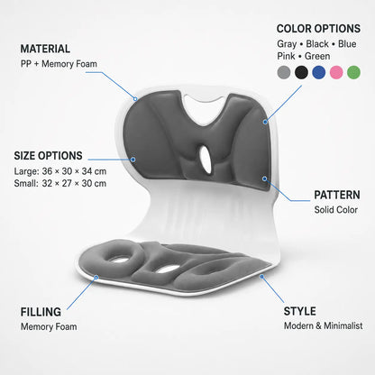 Ergonomic Office Seat Cushion for Posture and Hip Support Vendula Care 3