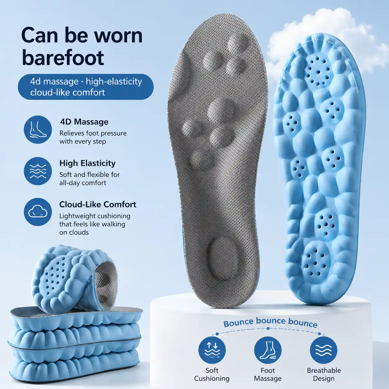 Exercise Arch Massage Insole for Arch Support & Daily Comfort Vendula Care 3