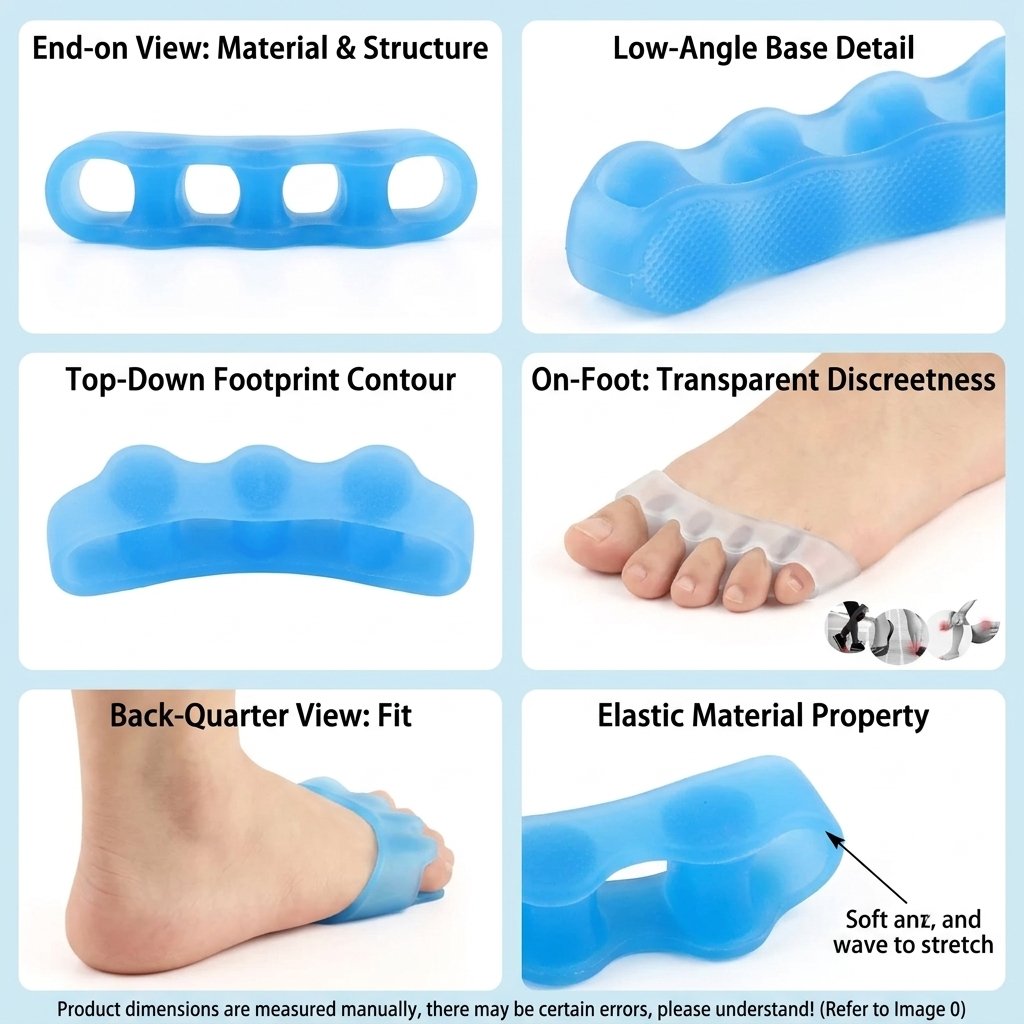 Five-Hole Toe Separator Orthotic for Bunion Relief & Comfort Vendula Care 02