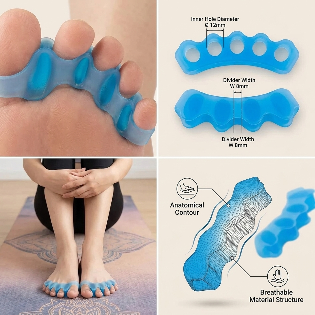 Five-Hole Toe Separator Orthotic for Bunion Relief & Comfort Vendula Care 10