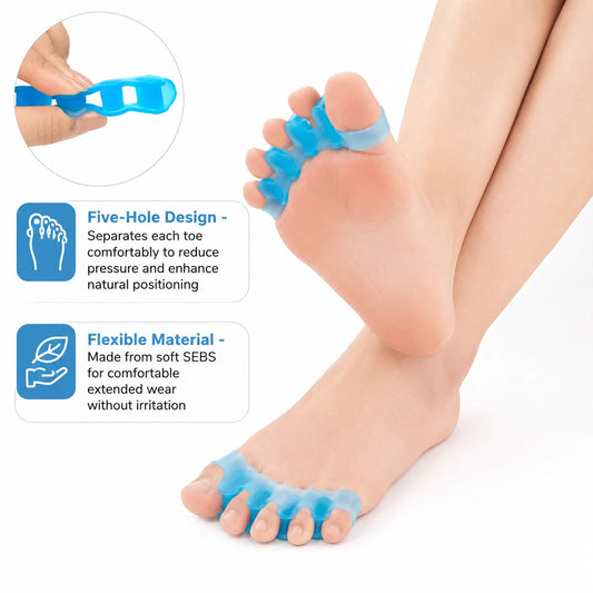 Five-Hole Toe Separator Orthotic for Bunion Relief & Comfort Vendula Care 2