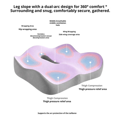 Foam Lumbar Support Cushion for Office Chair and Back Relief Vendula Care 5