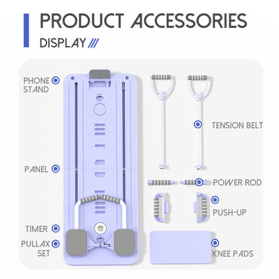 Foldable 4-in-1 Fitness Abdominal Board for Home Workouts Vendula Care 08