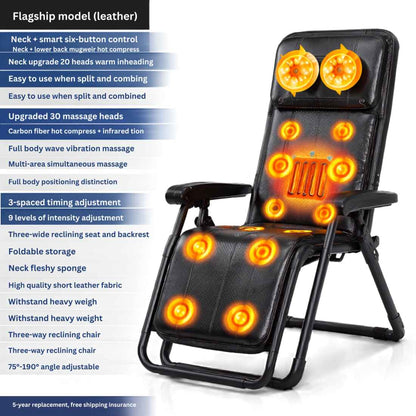 Folding Massage Chair with Remote Control for Full Body Rest Vendula Care 10