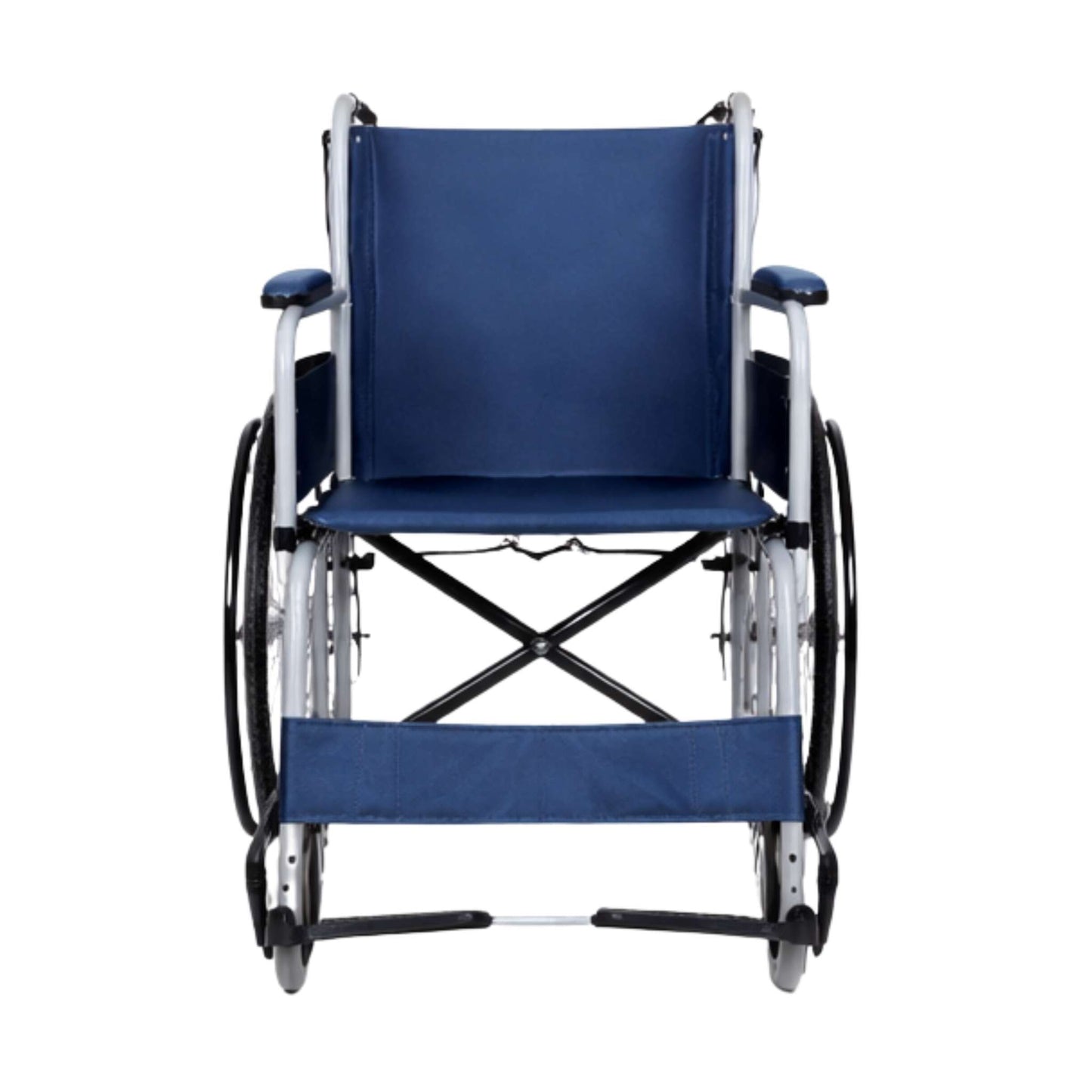 Folding Wheelchair with Brakes and Footrests for Seniors Vendula Care 8