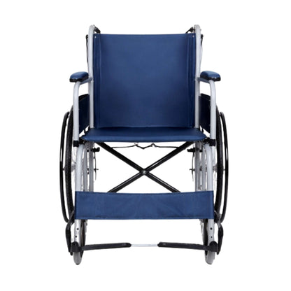 Folding Wheelchair with Brakes and Footrests for Seniors Vendula Care 8