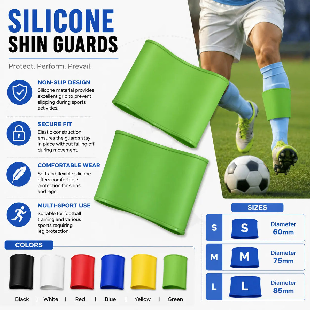 Football Training Foot Covers for Grip and Ankle Support Vendula Care 4