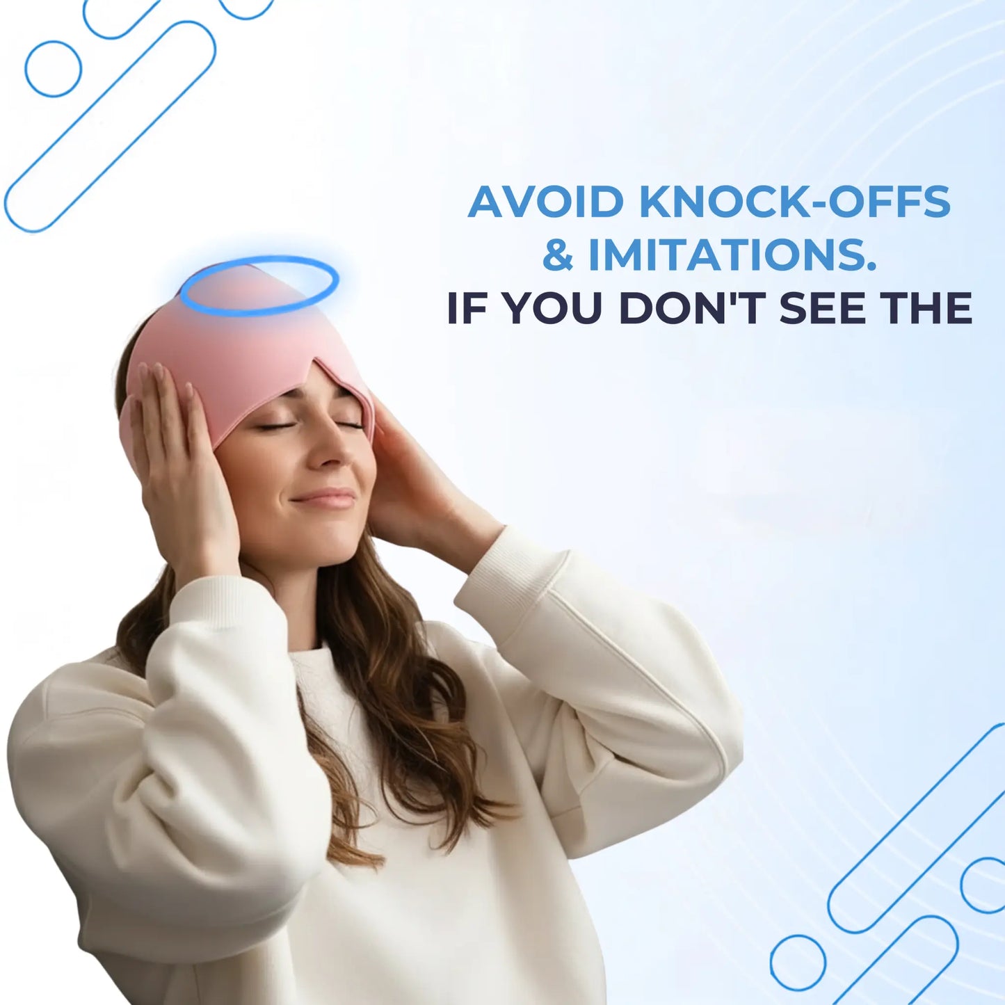 Gel Ice Pack Head Wrap & Migraine, Tension & Cooling Relief VendulaCare 12