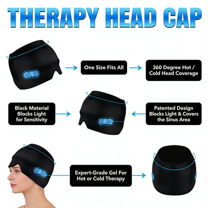 Gel Ice Pack Head Wrap & Migraine, Tension & Cooling Relief VendulaCare 13