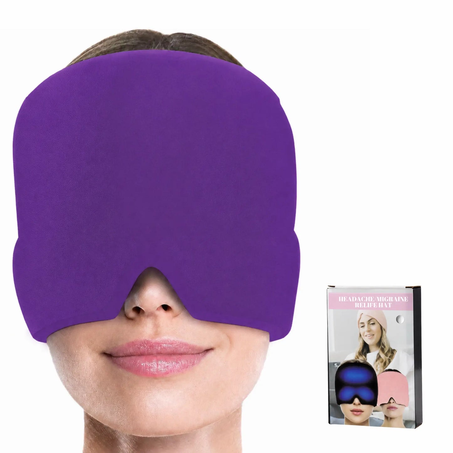 Gel Ice Pack Head Wrap & Migraine, Tension & Cooling Relief VendulaCare 15