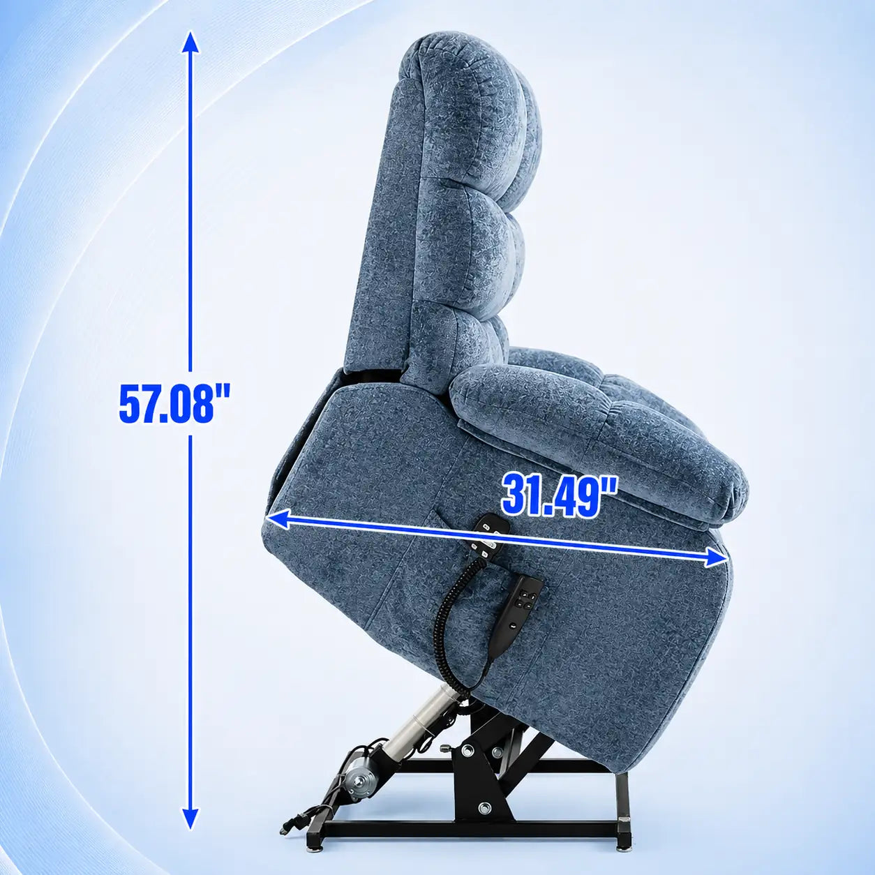 Heated Reclining Chair with Massage for Home Comfort Vendula Care 08