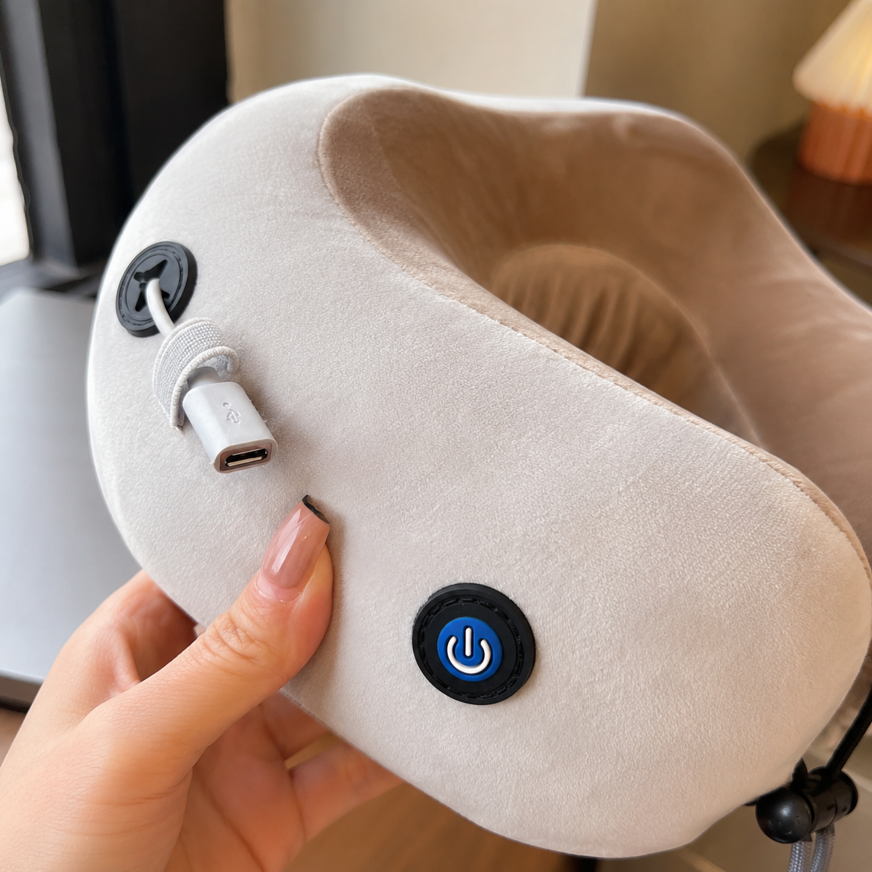 Heated U-Shape Neck Massager Pillow for Pain & Stress Relief VendulaCare13