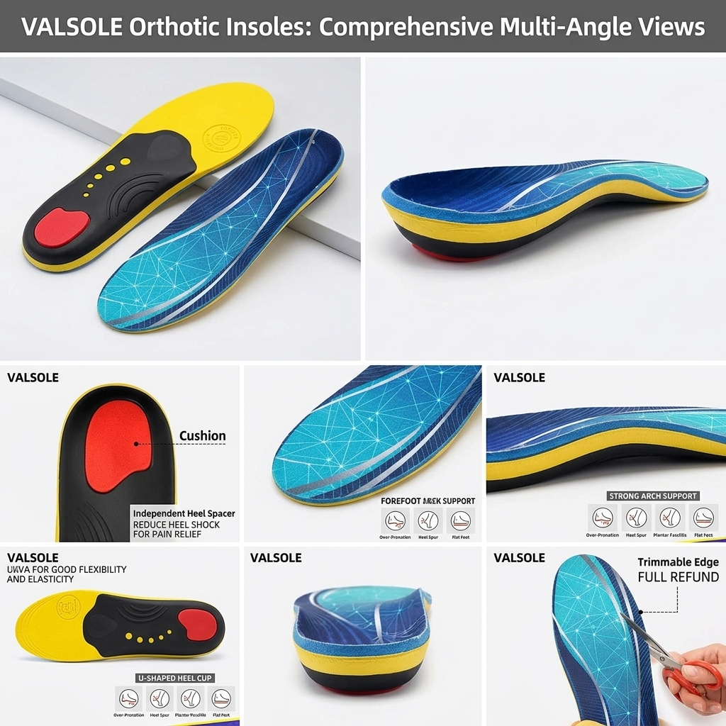 Heavy Duty Orthotic Shoe Insoles for Men and Women Online Vendula Care 05