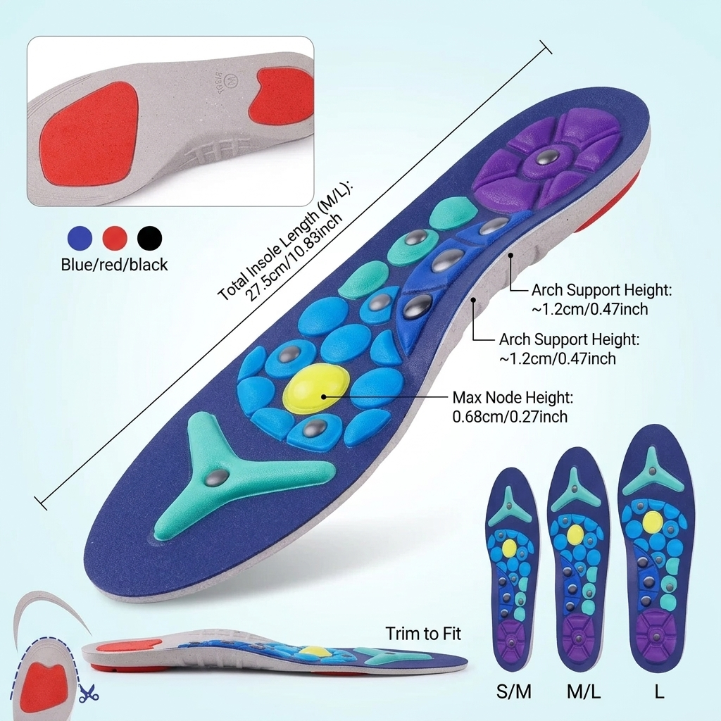 Height Increasing Insoles with Air Cushion for Daily Comfort Vendula Care 08