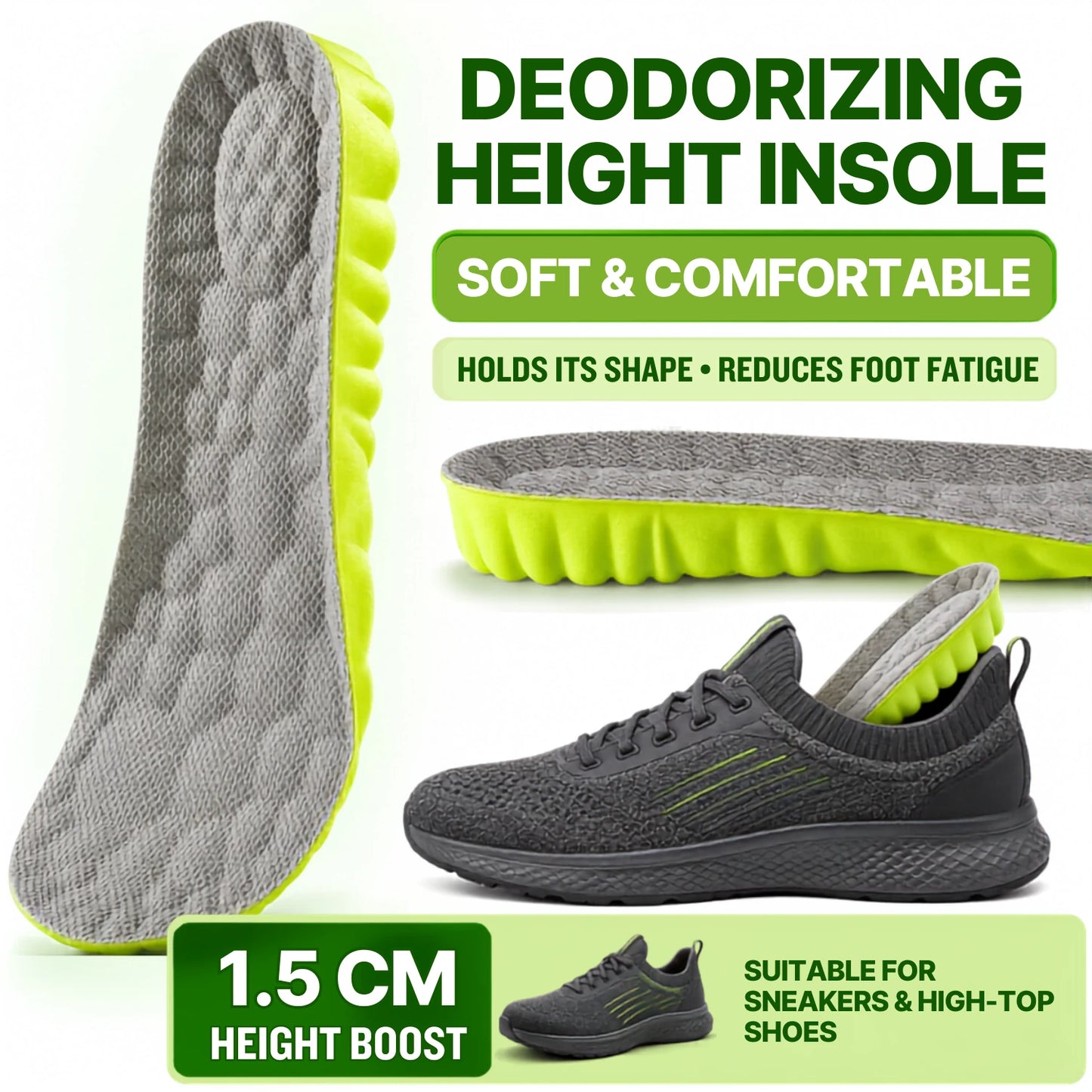 Height Increasing Insoles with Air Cushion for Daily Comfort Vendula Care (11)