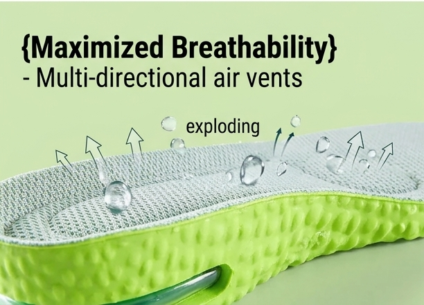 Height Increasing Insoles with Air Cushion for Daily Comfort Vendula care 05