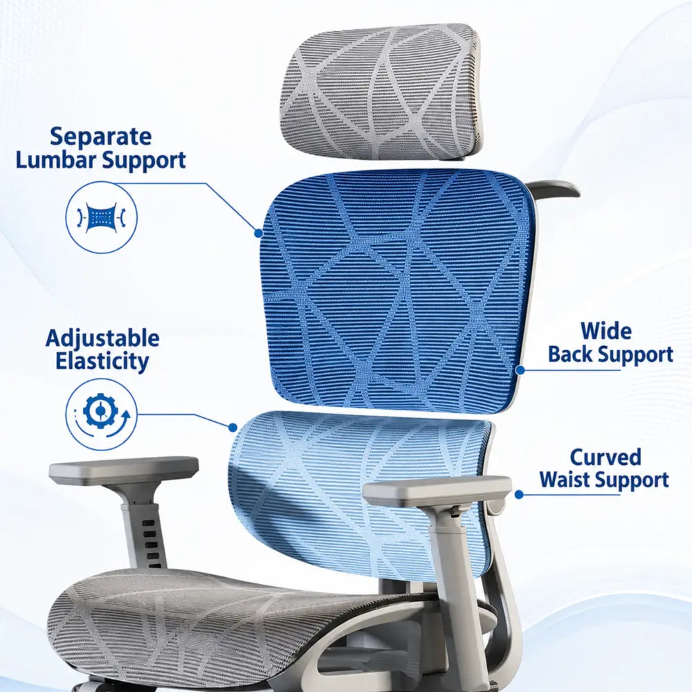 Home Office Chair with Ergonomic Comfort and Support Vendula Care 03