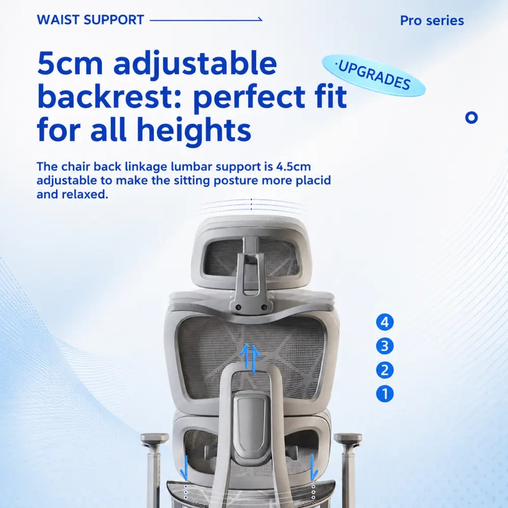 Home Office Chair with Ergonomic Comfort and Support Vendula Care 05