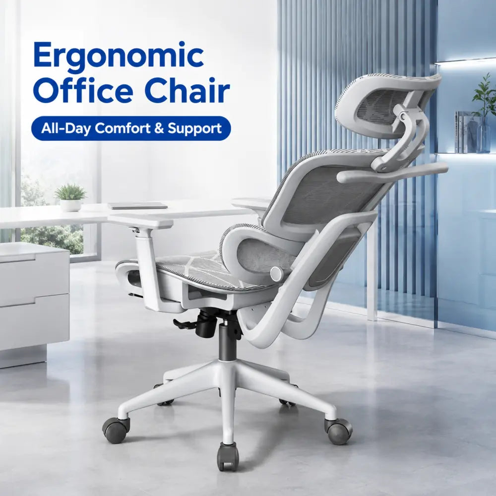 Home Office Chair with Ergonomic Comfort and Support Vendula Care 06