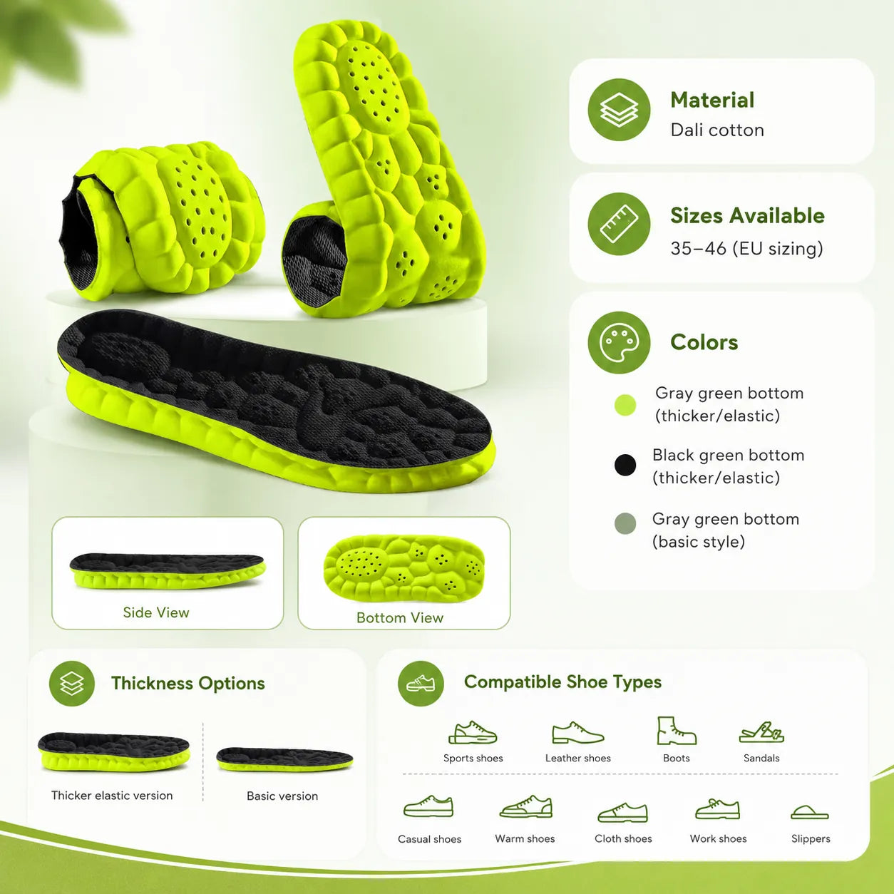 Insole for Foot Comfort, Arch Support & Everyday Cushioning Vendula Care 3
