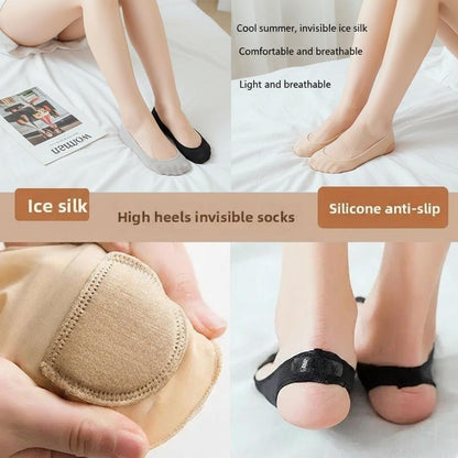Invisible No-Show Boat Socks with Non-Slip Silicone Grips Vendula Care 04