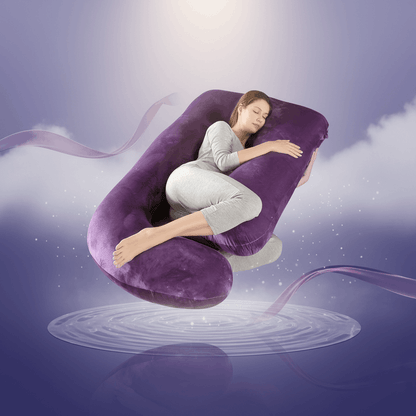 J-Shaped Maternity Pillow for Pregnancy and Side Sleeping Vendula Care 2