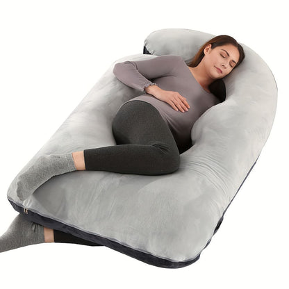 J-Shaped Maternity Pillow for Pregnancy and Side Sleeping Vendula Care 7