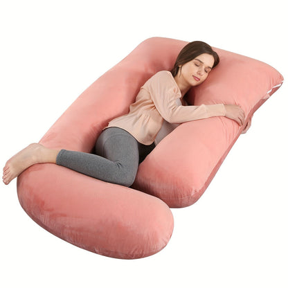 J-Shaped Maternity Pillow for Pregnancy and Side Sleeping Vendula Care 8