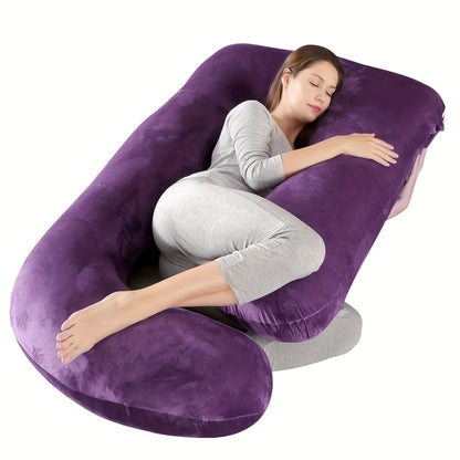 J-Shaped Maternity Pillow for Pregnancy and Side Sleeping Vendula Care 9