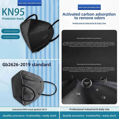 KN95 Industrial Dust Mask with Breathing Valve for Sanding Vendula Care 06