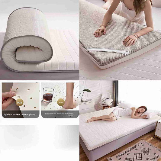 Latex Memory Foam Mattress Topper Pad for Pressure Relief VendulaCare 01