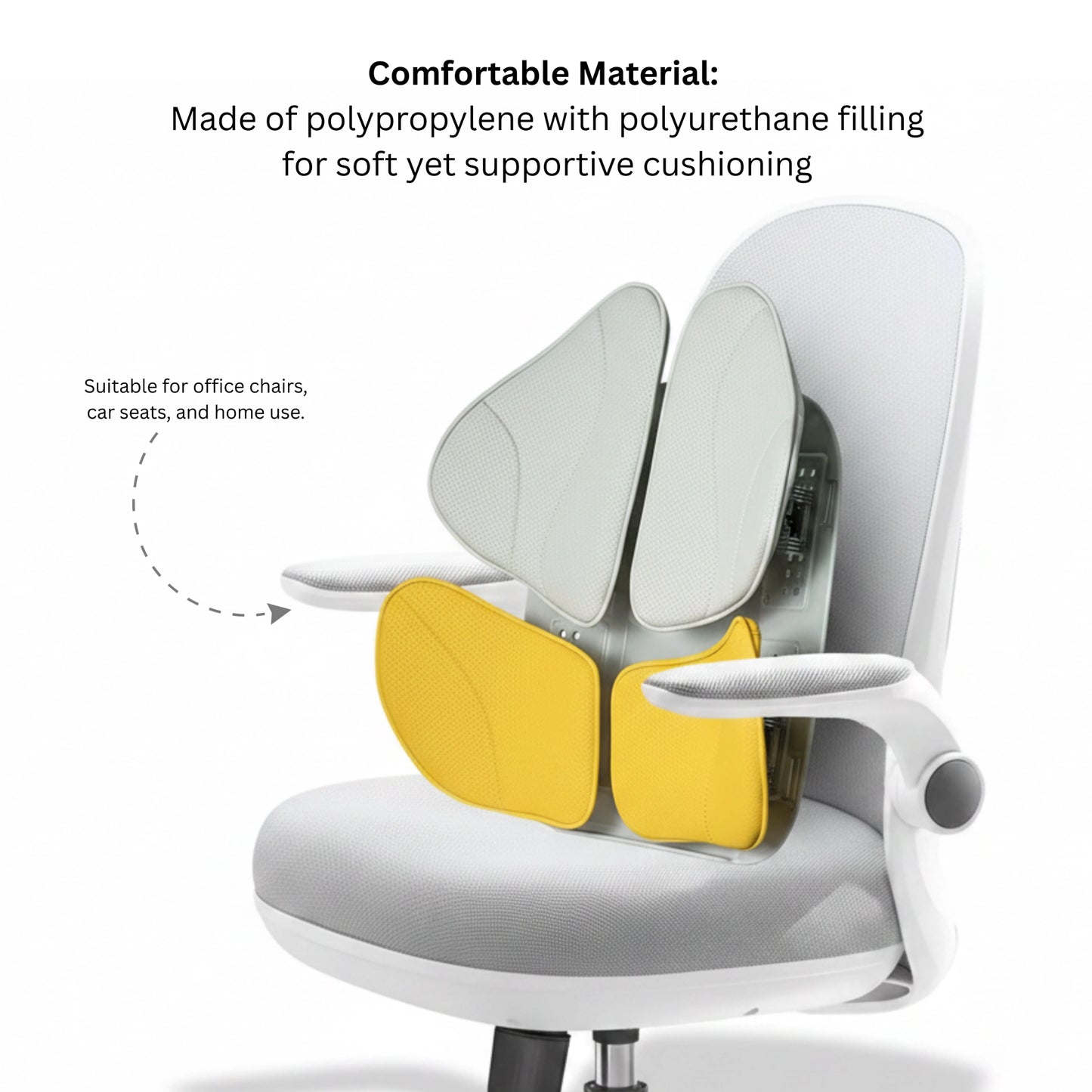 Lumbar Support Cushion for Lower Back Pain Relief and Posture Vendula Care 3