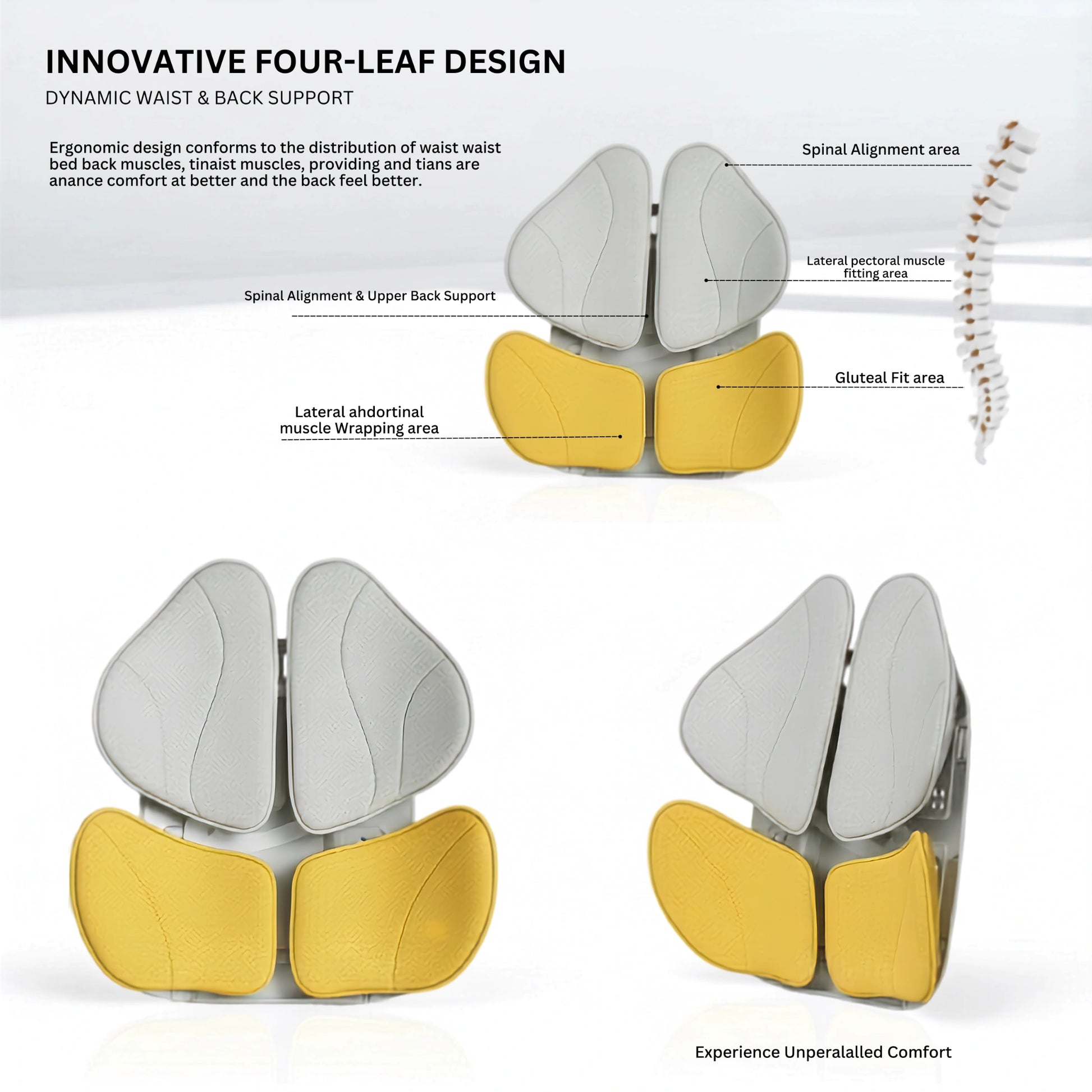 Lumbar Support Cushion for Lower Back Pain Relief and Posture Vendula Care 9