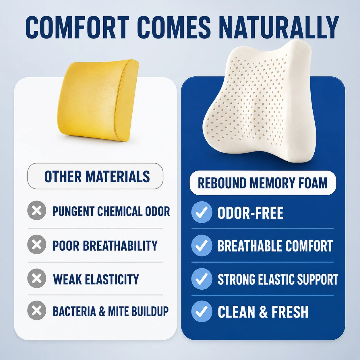 Lumbar Support Office Chair Cushion & Latex Seat Cushion Vendula Care 07
