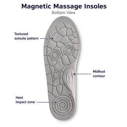 Magnetic Therapy Massage Insoles for Women's Running Shoes Vendula Care 07