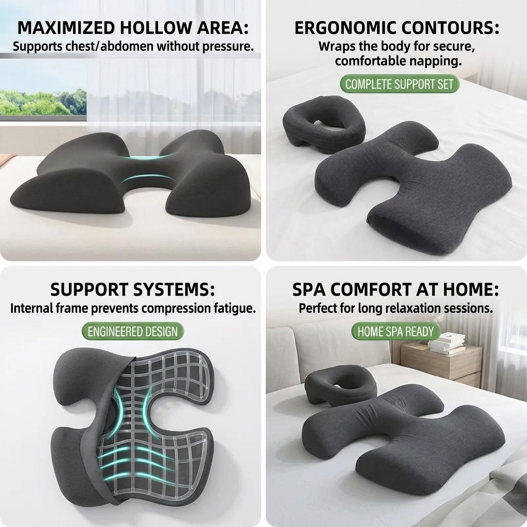 Massage Pillows Set for Neck, Back & Shoulder Pain Relief Vendula Care 01