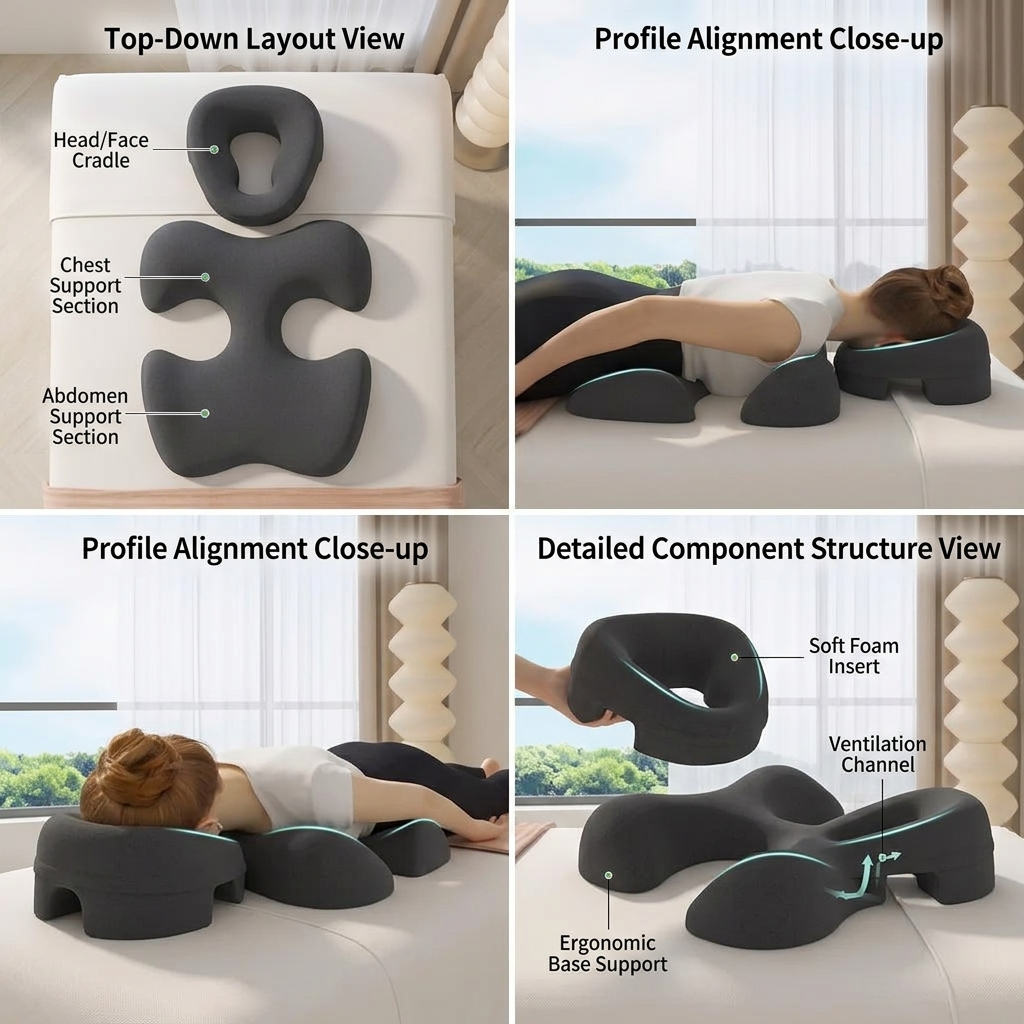 Massage Pillows Set for Neck, Back & Shoulder Pain Relief Vendula Care 03