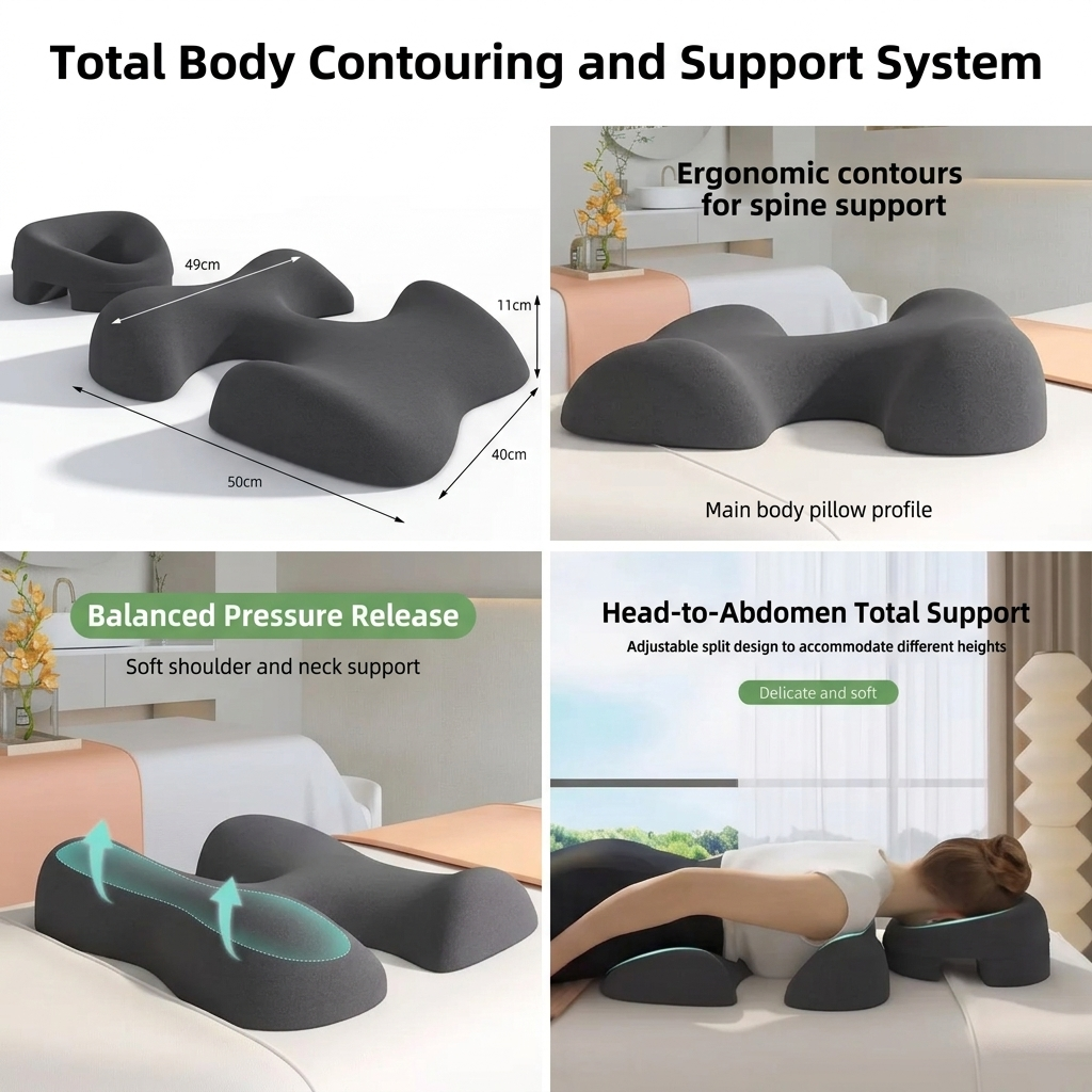 Massage Pillows Set for Neck, Back & Shoulder Pain Relief Vendula Care 05
