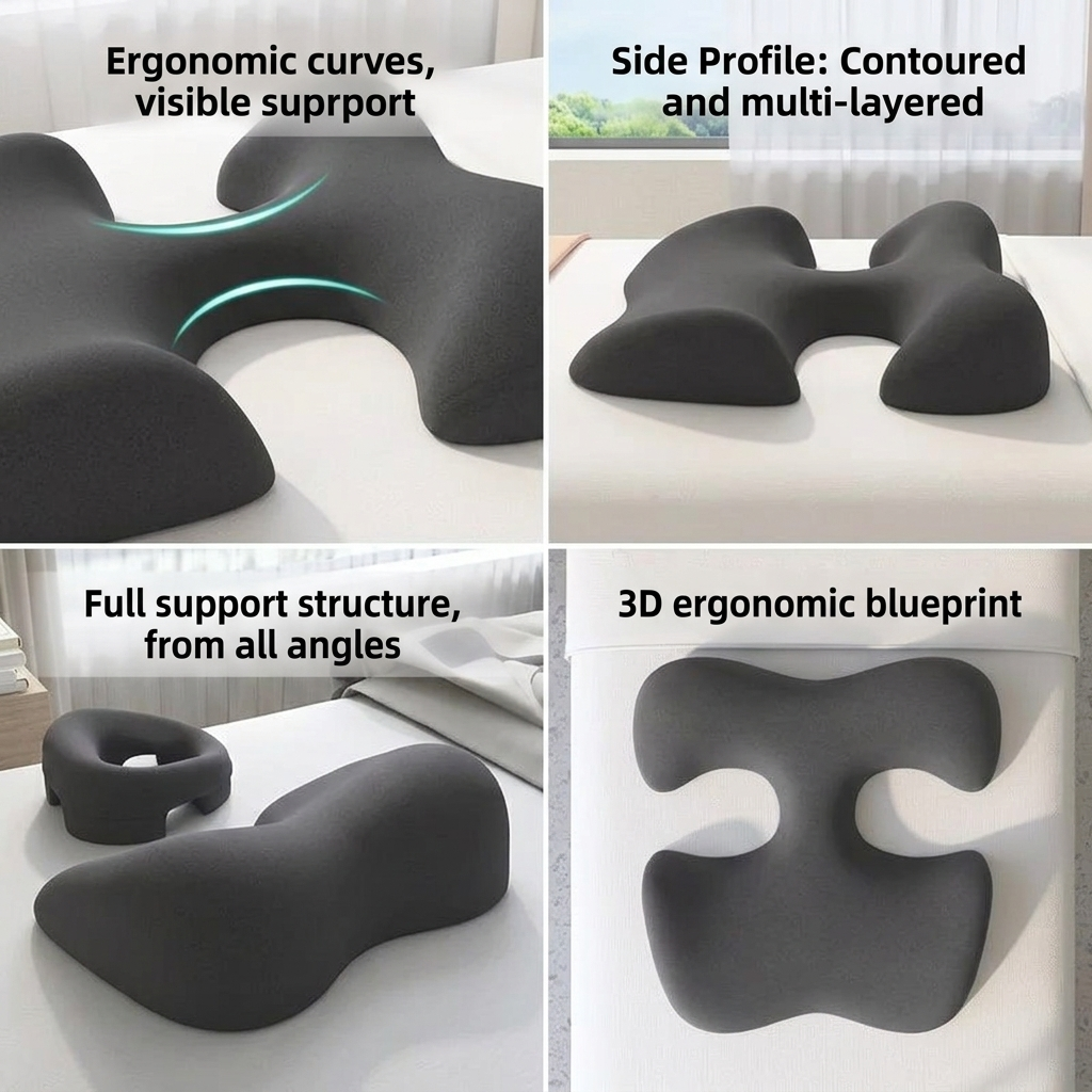 Massage Pillows Set for Neck, Back & Shoulder Pain Relief Vendula Care 16