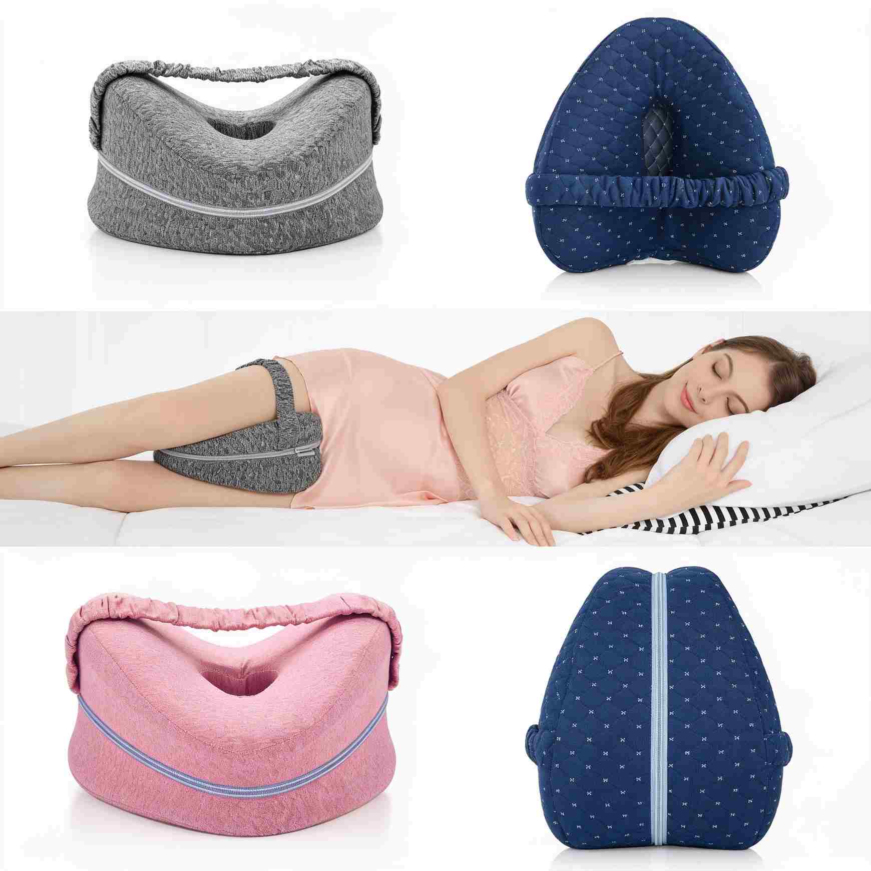 Memory Foam Knee Pillow for Side Sleepers & Leg Comfort Vendula Care (6)