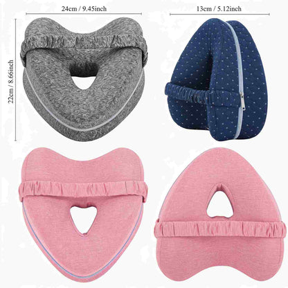 Memory Foam Knee Pillow for Side Sleepers & Leg Comfort Vendula Care (7)